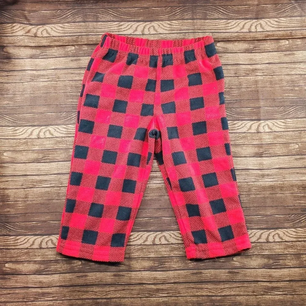 Two‎ Piece Longsleeve Pajamas 18 Months Black Red Dog Holiday Winter Carters